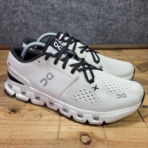 On Cloud X 4 Men's Size 9.5 Ivory Black Lightweight Cross Training Shoes Sneaker